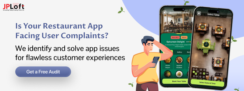 Develop a Restaurant App CTA